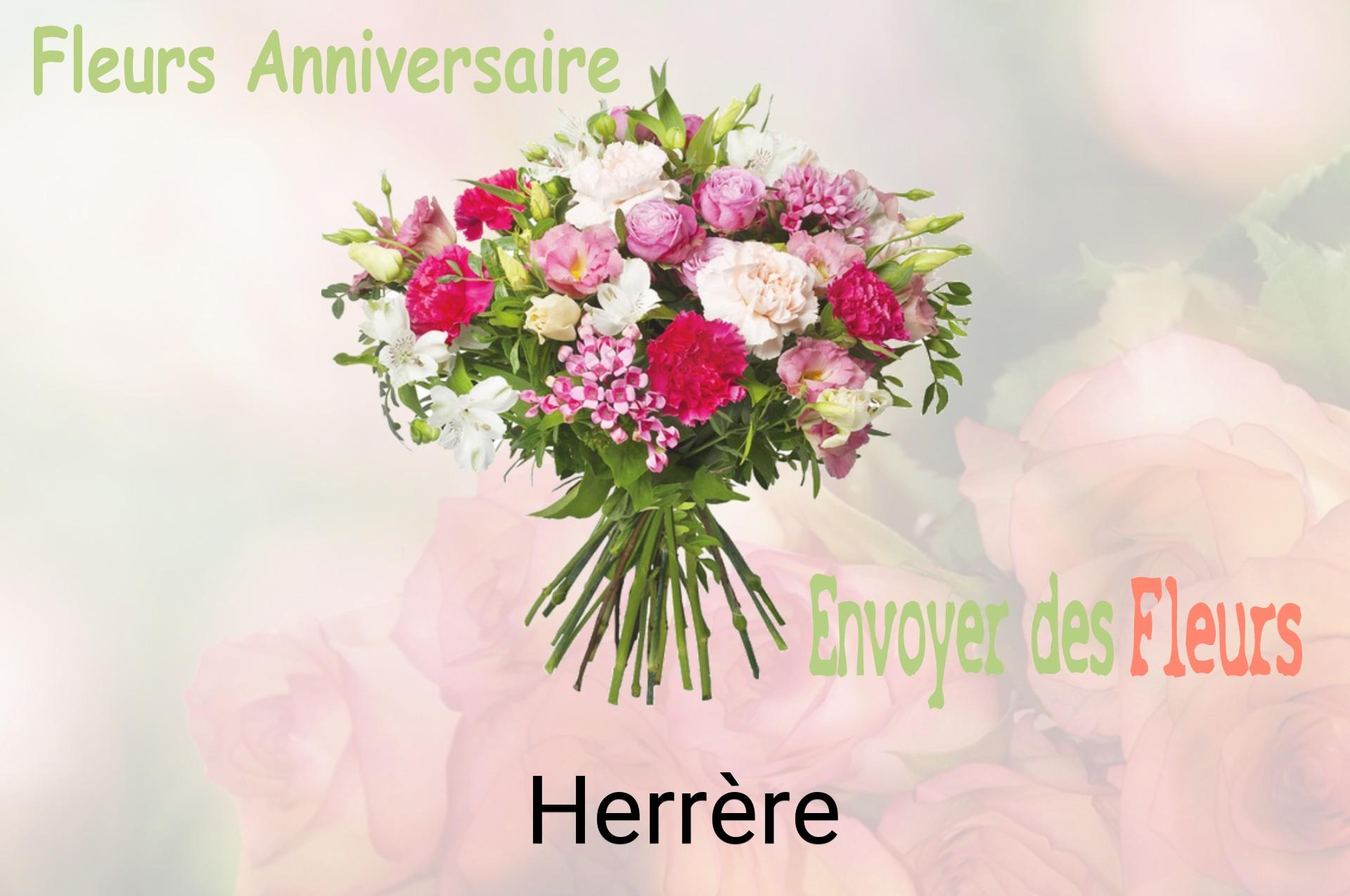 Bouquet de fleurs d’anniversaire livré à Herrère